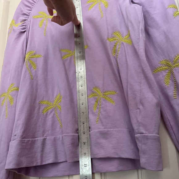 Lilly Pulitzer Aldean palm sweatshirt - Picture 6 of 9